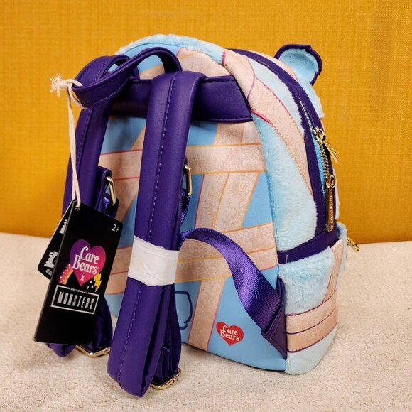 Loungefly Care Bears x Universal Monsters Bedtime Bear Mummy Mini Backpack NEW